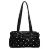 Bolso único de lunares para la axila para mujer, nuevo modelo 2026, bolso baguette de alta gama, moderno y versátil, adecuado para ir al trabajo, bolso de mano y bolso de hombro