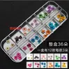 Unhas Novo Estilo Japonês Manicure Flores Secas Joias Atacado DIY Colorido Gypsophila Renda Flor Real Acessórios de Unha