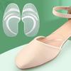 Almohadilla de palma delantera para zapatos de tacón alto, suela transparente engrosada, pegatinas antideslizantes, suaves, antidesgaste, deportivas, absorción de impactos, almohadilla de tamaño medio
