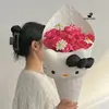 Día de San Valentín Serie Qianjinmi Papel Creativo en Relieve Pequeño Fragante con Patrón de Diamantes Papel de Envoltura para Ramo de Flores DIY Materiales Florales