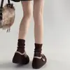 Zapatos Birkenstock Cálidos de Felpa Suave con Forro de Lana para Mujer 2025 Invierno Nuevos Zapatos Versátiles Slip-On de Suela Gruesa para Aumentar la Altura