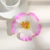 Z 9,5cm Cabeça de Flor de Hibisco Artificial Multicolorida para Decoração de Sala de Estar em Casa Acessórios de Cabelo DIY Acessório de Grampo de Cabelo com Flor