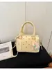 Bolso Cruzado de Mano al Hombro para Mujer Transfronterizo de Moda 2026 Flor Nuevo Estilo Casual Versión Coreana Tipo Almohada Gran Capacidad