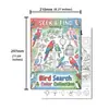 10 Folhas/Pacote Pôsteres para Colorir Transfronteiriço Novo Estilo Paraíso dos Pássaros Colorir Cognitivo Grafite Pintado à Mão Divertido Papel de Desenho Educacional