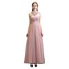 2025 Nuevo Vestido de Dama de Honor para Mujer Primavera Estilo Coreano Rosa Un Hombro Hermandad Hada Temperamento Banquete Ajustado Vestido de Noche