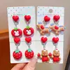 Pendientes de Clip para Niñas con Acabado de Alta Gama, Lindos Pendientes de Dibujos Animados de Pony Estilo Princesa para Niñas, No Requieren Perforación, No Lastiman los Oídos