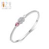 Pulsera de Trébol de Cuatro Hojas de Plata Esterlina s925 para Mujer, Estilo Coreano Fresco, Pulsera de Diamantes de Hierba de la Suerte, Temperamento, Joyería de Mano de Alta Gama