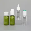 Frasco Conta-gotas de Plástico 60ml, Frasco com Pump para Essência, Frasco para Loção Pet, Tampa de Rosca, Frasco de Embalagem para Cuidados com a Pele com Ombro Arredondado Venda por Atacado