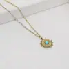 Colar de Aço Titânio Dourado para Mulheres, Não Desbota, Joia de Corrente de Clavícula de Luxo Leve de Nicho, de Alta Qualidade, Versátil, Moderno e Elegante