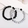 Pulseira popular de contas europeia e americana pulseira de casal de turquesa transfronteiriça joia estilo rede vermelha de pedra natural feminina em estoque atacado