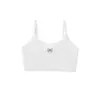 Sujetador para Niñas en Desarrollo Ropa Interior para Niñas Estudiante Femenina 9-18 Años Delgado Verano Transparente Camiseta sin Mangas de Seda de Hielo para Mujer