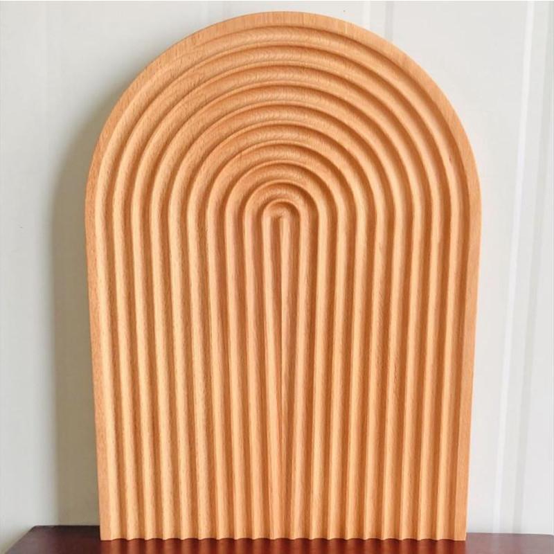 日式木质砧板榉木木质创意砧板家用水果蛋糕托盘寿司面包板拍照品