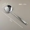 Comercio Exterior Transfronterizo Utensilios de Cocina de Acero Inoxidable Portátil Cocina Espátula Plana Espumadera Cuchara para Fideos Espátula para Freír Carne Multifuncional