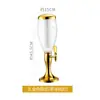 Dispensador de Cerveza de Doble Cabezal 3L, Máquina de Cerveza Comercial con Iluminación, Torre de Cerveza para Bares y KTVs, Dispensador de Bebidas de 5L