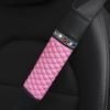 Cubierta de Hombro para Cinturón de Seguridad de Coche Transpirable con Pedrería de Diamante y Cuero, Cubierta Protectora, Comercio Transfronterizo AliExpress Amazon