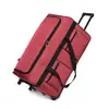 Bolsa de Viagem de Grande Capacidade com Alça de Carrinho para Homens e Mulheres, Dobrável para Mudança, Trabalho, Viagens de Negócios e Bagagem de Viagem