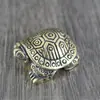 Enfeite de Tartaruga em Miniatura de Cobre, Decoração de Tartaruga Tranquila para Sala de Estar, Mesa de Trabalho, Estudo e Escritório; Peça Decorativa Pequena e Requintada