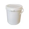 Frasco de plástico de 1L frasco sellado botella almacenamiento frasco de subenvasado redondo 1000ml cubo de plástico latas frasco espiral