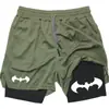 Comercio Exterior Verano Hombres Nuevo Holgado Estampados Shorts Deportivos Running Rectos Casual Secado Rápido Shorts en Stock