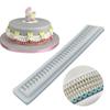 Falda Plisada Encaje Voltear Azúcar Molde de Silicona Borde de Pastel Herramientas Decorativas para Hornear Falda
