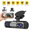 Cámara de Tablero de Alta Definición Transfronteriza de Grabación Tripartita con Grabación Frontal, Interior y Trasera, Pantalla Simultánea, Conectividad Wi-Fi a Teléfono Móvil y Cámara de Reversa