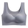 Vendas Diretas da Fábrica Segurança Sem Costura Push-Up Roupa Íntima Esportes Yoga Colete Sem Aros Seda Gelo Zero Restrição Sutiã para Dormir