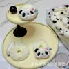 Super Fofa Florzinha Blush Boneco Urso Panda Gigante Série Grampo de Cabelo Acessórios de Cabelo Fofo Panda Flor Corda de Cabelo Broche