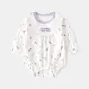 Mameluco para Bebé Niña, Primavera y Otoño, Mameluco de Algodón Puro para Recién Nacido de Manga Larga, Traje sin Costuras para Gatear