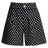 Pantalones de pierna ancha línea A con lunares negros para mujer, nuevos y elegantes y modernos para otoño e invierno 2026, pantalones estampados de cintura alta de corte bootcut adelgazantes