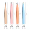 Pinzas de Acero Inoxidable de Fábrica 96 para Depilar Cejas, Recortar Barba, Boca Plana, Boca Oblicua, Set de Parches para Doble Párpado