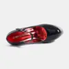 Nuevos tacones de plataforma impermeables de suela gruesa estilo europeo y americano con una sola correa, adecuados para discotecas, bodas y desfiles de moda, con una puntera poco profunda y un tacón alto esbelto.