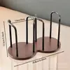 Portavasos de Bambú Transfronterizo Dispensador de Vasos Desechables Estante de Almacenamiento para Mesa de Centro de Escritorio Taza de Té Estilo Lujo Ligero