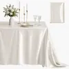 Toalha de Mesa de Cetim em Estoque Transfronteiriça para Casamentos, Estilo Vintage de Alto Padrão, Luxuosa Impermeável Atacado