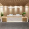 Recepção em Estilo Chinês Moderno Novo Balcão de Recepção para Empresa Balcão de Boas-Vindas para Hotel Centro de Saúde Balcão de Boas-Vindas para Salão de Beleza Bar Balcão de Caixa de Alto Nível