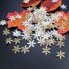 Decoración navideña transfronteriza, copos de nieve, fiesta de bodas, tirando trozos de papel, bricolaje, copos de nieve falsos, fabricantes de accesorios navideños