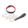 Coleira de Couro SM para Adultos Brinquedos de Treinamento Alternativa Escravo Canino Ferramentas Sexuais Props de Laço Bondage Brinquedos Sexuais