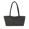 Bolsa de Lona Trendy de Verano 2026 para Mujer, Bolso de Hombro de Gran Capacidad para el Trabajo, Bolso de Mano Simple y de Moda de Alto Valor