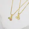 Comercio electrónico transfronterizo suministro al por mayor accesorios para joyería DIY fruta creativa incrustada circonita cereza piña colgante al por mayor