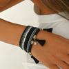 Moda Geométrica OL Pulsera para Mujer Europea y Americana Conjunto Diseño de Tejido de Cuentas de Arroz Nicho Pulsera Versátil Pulsera Personalizada