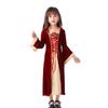 Disfraz de corte medieval retro europeo de Halloween, disfraz aristocrático infantil, disfraz de princesa para niñas.