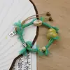 Jingdezhen Cerâmica Cuia Pulseira com Contas Joias Estilo Chinês Fulu Grão de Café Acessórios Pulseira Estilo Étnico Atacado