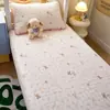 Funda Especial para Cama de Residencia Estudiantil Pieza Única 100% Algodón Protector de Cama Colchón de Algodón Puro Juego de Tres Piezas para Cama Individual de Residencia