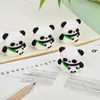 Goma de Borrar 3D Estéreo con Forma de Panda de Dibujos Animados Papelería Borradora Infantil Regalo Goma Suave de PVC Goma de Borrar No Tóxica Venta al por Mayor