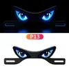 Parafuso de Placa de Moto Transfronteiriço Luz Triangular Semicircular Piscante Olho de Diabo Universal Modificado Acessório Decorativo Luz de Carro