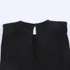 Comercio Exterior Ropa de Mujer 2026 Primavera Nueva Moda Europea y Americana Dobladillo Asimétrico Vestido Corto 2676782 Negro