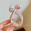Rabo de cavalo alto nó corda de cabelo alta elástica durável corda de cabelo meninas elástico amarrar cabeça anel de cabelo feminino não machuca o cabelo anel enfeite de cabeça