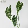 Venta al por mayor de fábrica Guanyin hoja de loto simulación hoja planta material de pared hoja decoración floral hoja de taro super realista