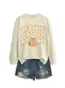 Transfronterizo Talla europea Amazon eBay sitio independiente casual versátil elegante mujer OTOÑO lunares letra mariposa