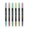 Set de Marcadores Acrílicos de Doble Punta y Doble Color Suave, Apilables y Lavables, Adecuado para Graffiti Dibujado a Mano por Niños y Journaling Colorido