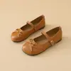 Zapatos de Salón Poco Profundos Cuadrados con Lazo para Mujer, Nuevos Zapatos de Suela Blanda Primavera-Verano 2026 para Combinar con Faldas, Zapatos Mary Jane Suaves para la Noche
